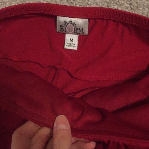 Sweet Storm Tight Red Dress M - Picture 8 of 10